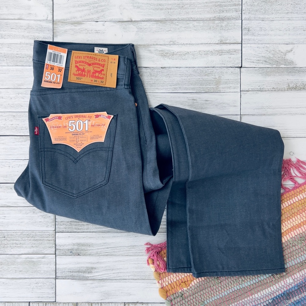 Levis 501 White Oak Cone Denim Shrink To Fit 00501-0208